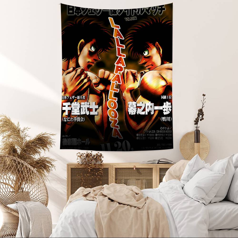 

Hajime No Ippo Anime Chart Tapestry For Living Room Home Dorm Decor Art Home Decor 74x94cm(29x37in)