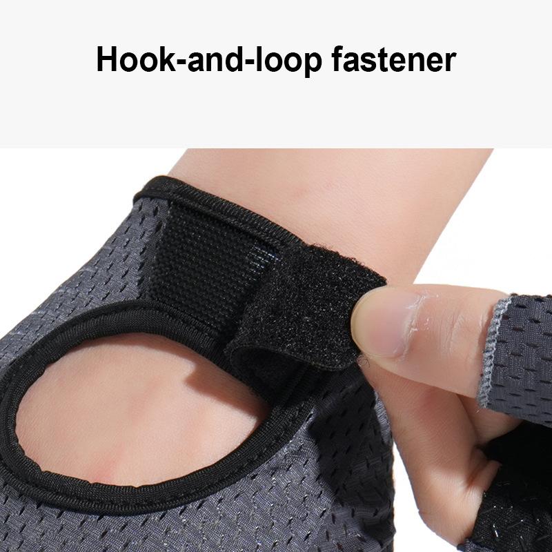 Fitness Cycling Gloves Unisex Breathable Mesh Gym Elastic Anti-Slip Glove Workout Weight Lifting Anti-blister Half Finger Gloves