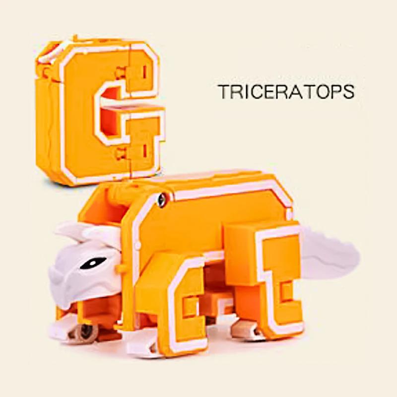 New Learning Toys 26 Letters Learnable Words Transformable  Combinable Robots Alphabet Toys For Kids Gifts Learn Play Robot Toy