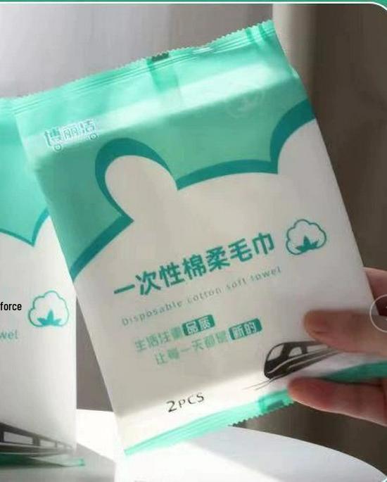 Extra Large Extra Thick Disposable Bath & Towel Set – Strong Water Absorption for Travel, Hotel & B&B