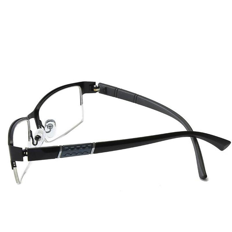 Reading Eyeglasses Half Metal Frame Nearsighted Glasses Unisex Myopia 0 -0.5 -1 -1.5 -2 -2.5 -3 -4 -5 -6 Number Degrees Glasses