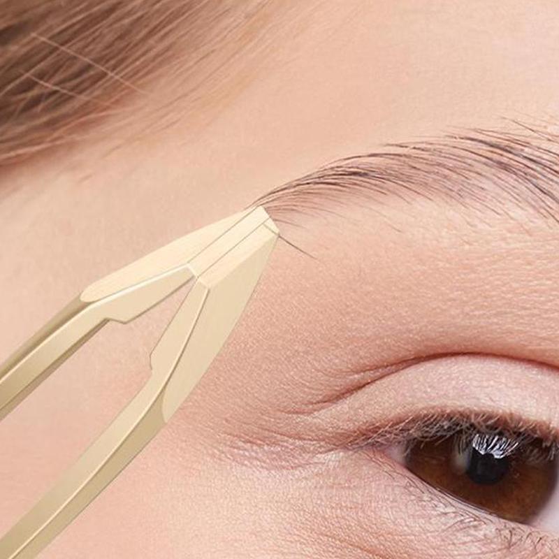 Eyebrow Tweezer Hair Beauty Fine Hairs Puller Stainless Steel Eye Brow Clips Removal Hair Removal Tweezers Makeup Tools