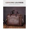 Echte Leder Herren Aktentasche Tragbare Büro Handtasche für Laptoptasche Hohe Qualität Business Messenger Umhängetaschen Reisen