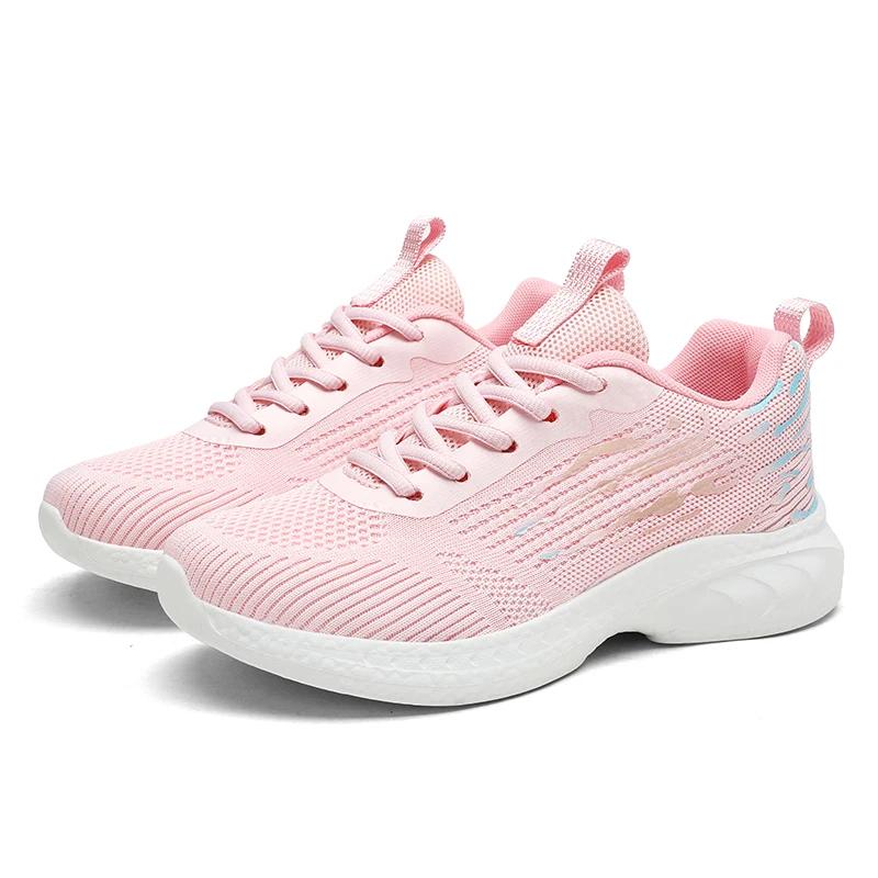 Fashion 2025 Summer Multi-functional Outdoor Casual Running Shoe with A Soft and Breathable Mesh for Women in A Two-tone Tie Zapatillas