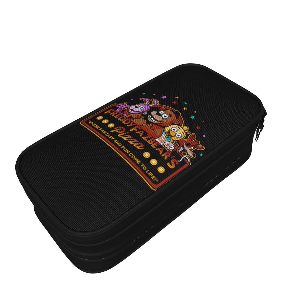 Creative Fnafed Game Pencil Case Roxanne Wolf Pencilcases Pen for Student Large Storage Bag Office Zipper Stationery