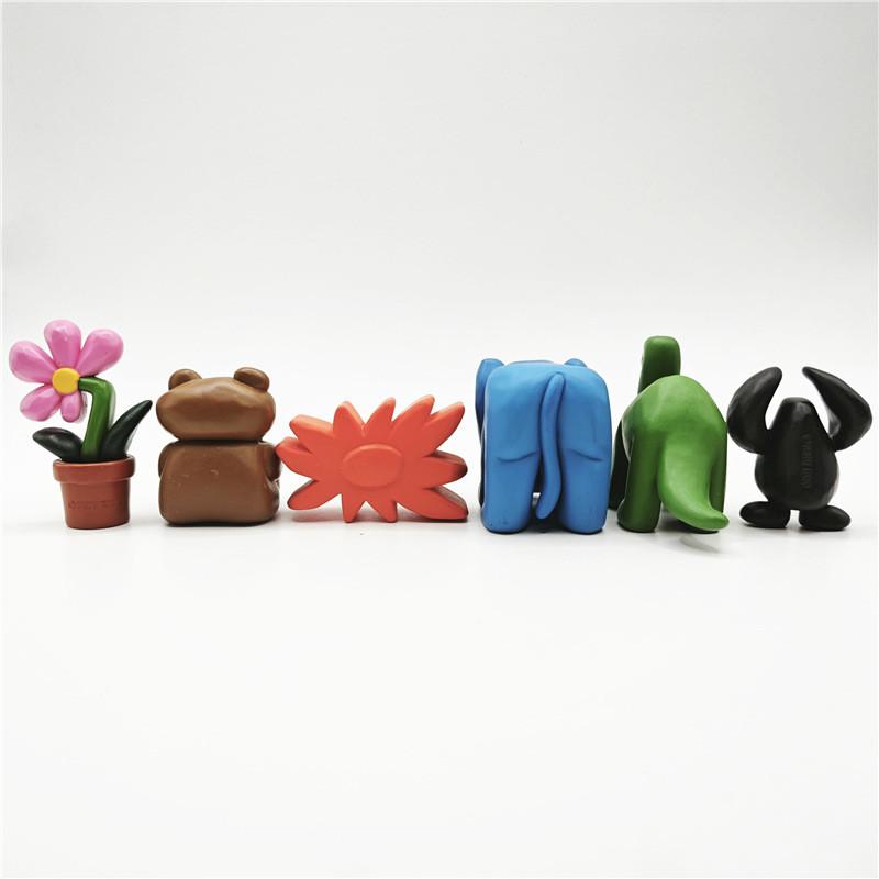 Daiuske Kondo Adorable Dinosaur And Flower Blind Box Collectible Figure Set