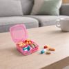 4 Times a Day Weekly Pill Case 28 Compartment Pill Dispenser Rainbow Pill Organizer  Fish Oils