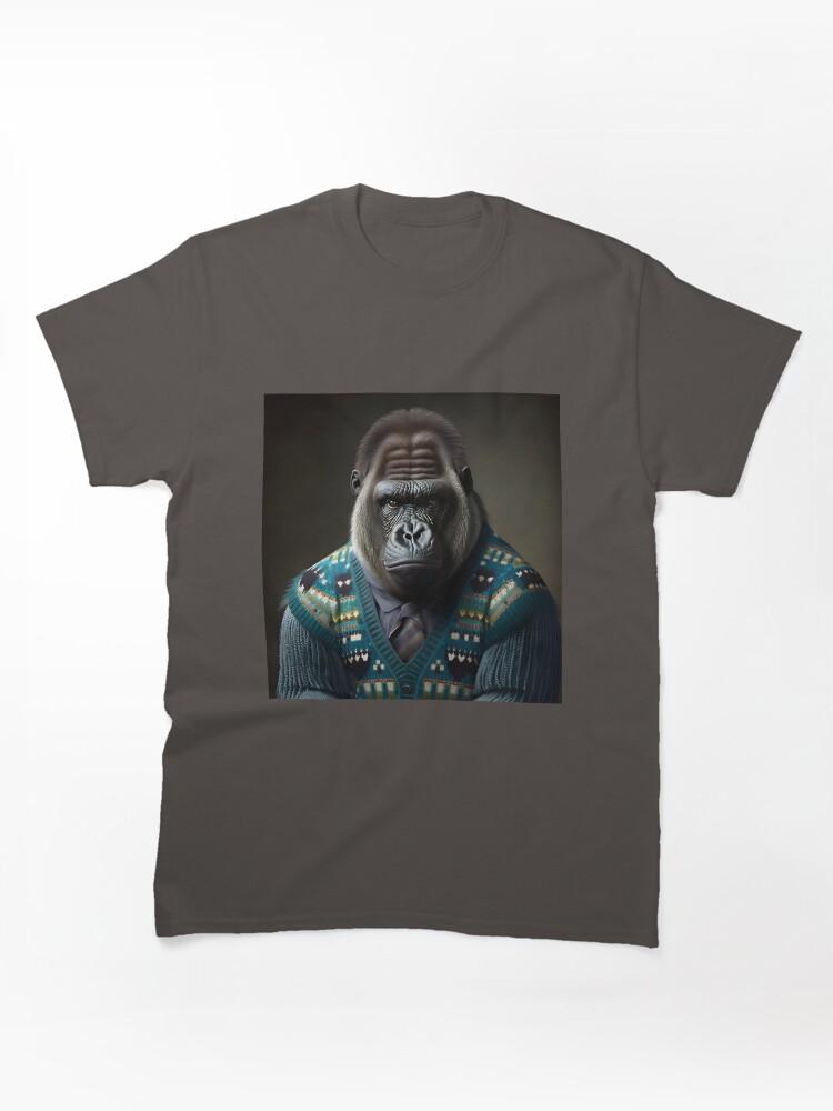 Gorilla Tag Gorilla in a Sweater - Animal Art Classic Unisex T-Shirt