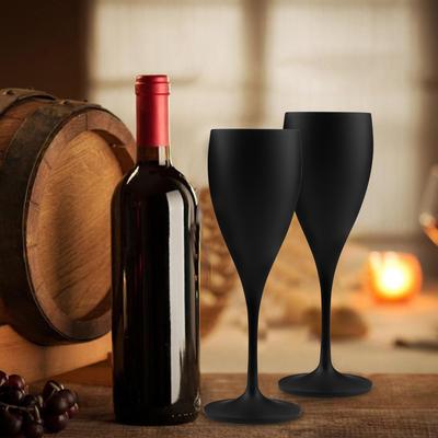 Opakovaně použitelné sklenice na šampaňské z PP plastu, sklenice na víno vhodné do myčky, jednoduchá sklenice na víno pro domácnost