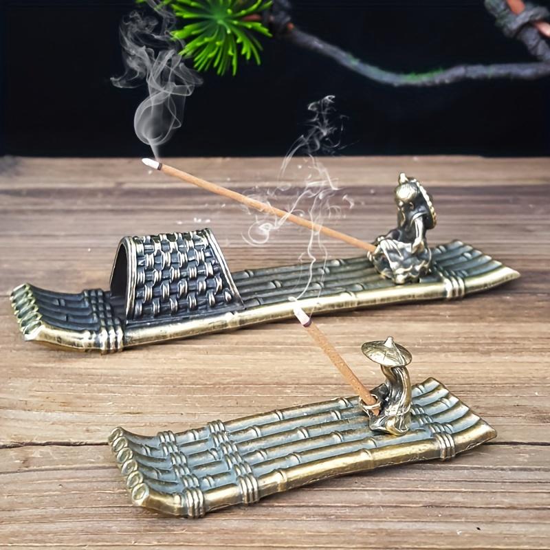 1 Piece Boat Incense Burner, linear incense insert home decoration desktop ornament