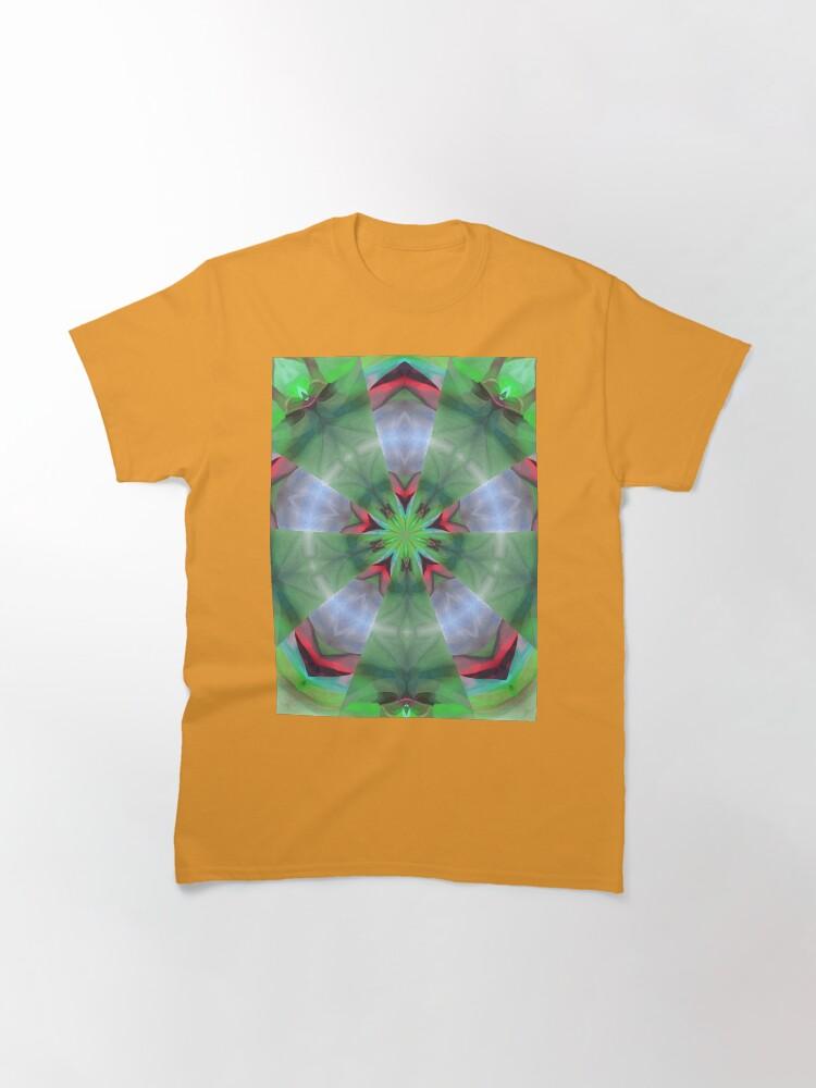 Pentangle Pastel Shades Multicolored Kaleidoscope Pentangle Pattern 5 Classic T-Shirt