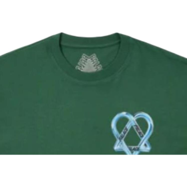 Palace Tri-Gram T-Shirt Green Unisex Tops P29TS098
