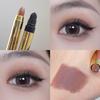 FOMIX Dual-Color Iridescent Eyeshadow Stick: Smudge-Proof, Pearlescent, Brightening, Pigmented Highlighter for Under-Eye and Shadow.