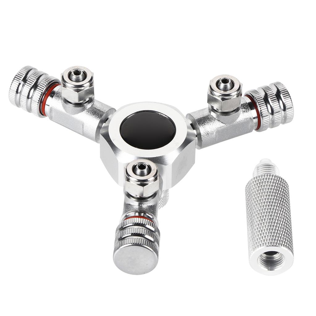 Mehrfachverteiler Aquarium Regler CO2 Splitter Ventil Aquarium (3 Wege)