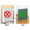 New Radiator Dust Cover Household Oil Tin Dust Cover Heater Dust Cover Fabric Electric Heating Dust Cover Home Storage Cleaning