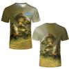 Summer Outdoor Carp 3D Print Fishing T Shirt Men Funny Fashion Casual Short Sleeve Tops Camping Plus Size Unisex Shirt
