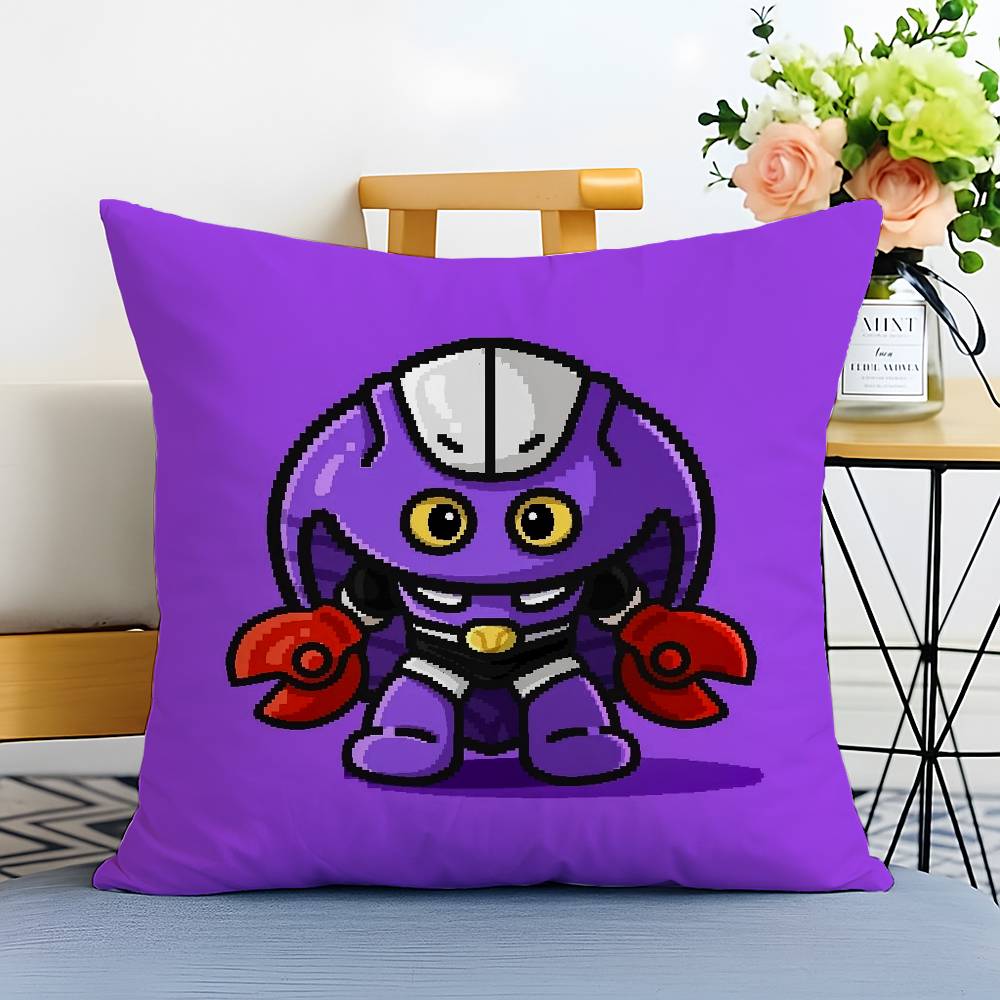 Anime R-Robo Kabutack-MT Cartoon Pillow Case Printed Brushed Fleece Pillow Baby Skin-Touch Eco-Friendly Dye-Sublimat