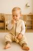 Muslin sleeping bag for children with legs L 9-24 months summer TOG 1.0 - cream