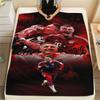 FCB Print FlAannel Blanket, High quality Comfortable for All Seasons, Home Decor, Warmth and Comfort