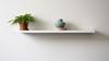 White Hanging Shelf, Wall Shelf, Bookshelf, Loft 80 Cm