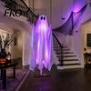 Scary Party Atmosphere Lighting Hanging Ghost Swing Halloween Decoration with Remote Control & LED String Lights, Waterproof Creepy Window Props Decor
