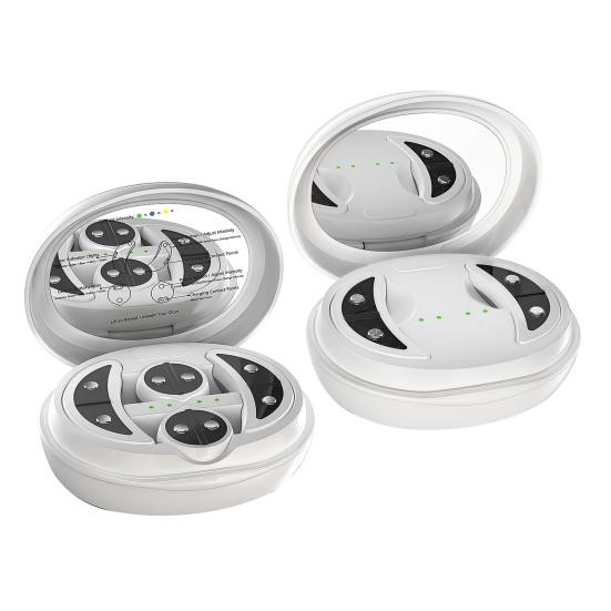 Eye Massager with Gel Eye Bag Dark Circles Wrinkles Remover for Pads Travel-Friendly Puffiness One-Touch Operation