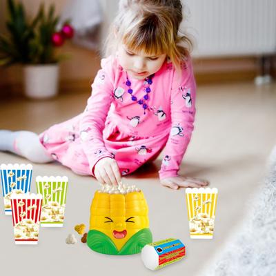 Popcornová hrací deska pro rodinný večer zábavná párty hra pro dospělé a děti 8-12 2-4 hráči kdo získá nejvíc popcornu vyhrává vánoční párty hra
