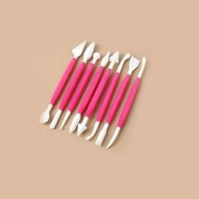 Bone-shaped Clay Sugar Craft Modelling Tools 16 Patterns Chocolate Decorating Baking Craft Tool Fondant Cake Decorating Pastry 8pcs/Lot Flower Unique