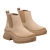 Timberland Roxy Lane Mid Chelsea Light Beige Size Boots, Women's, TB0A28XMEN71, Nubuck, 6.0 / 23.0cm