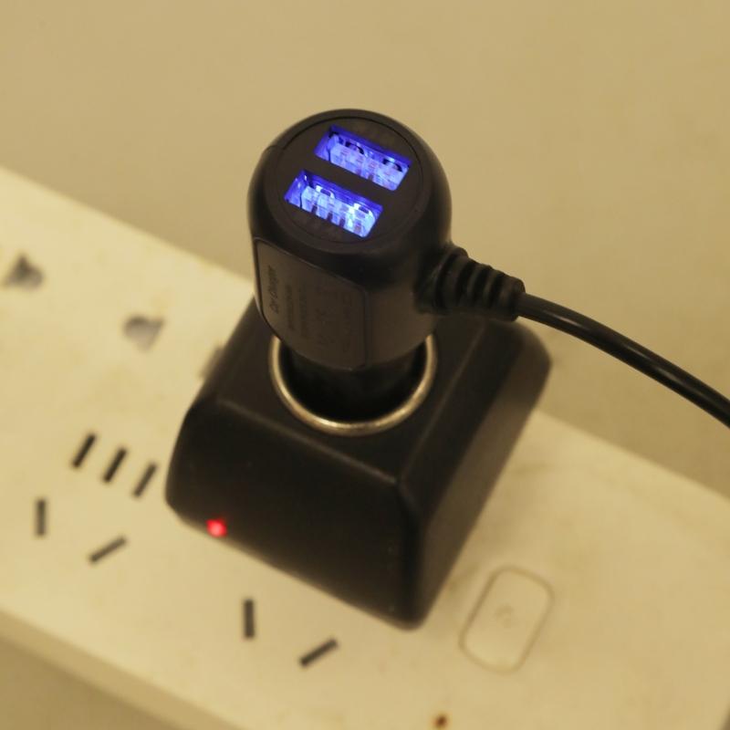 Car Chargers 343cm USB C Cord Camera Charging 5V 2.1A Output Double USB Port for Phones Tablets Overvoltage Protections