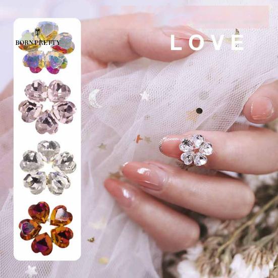 

Нежные украшения для ногтей Украшения для ногтей Дизайн ногтей с плоской спиной различного цвета