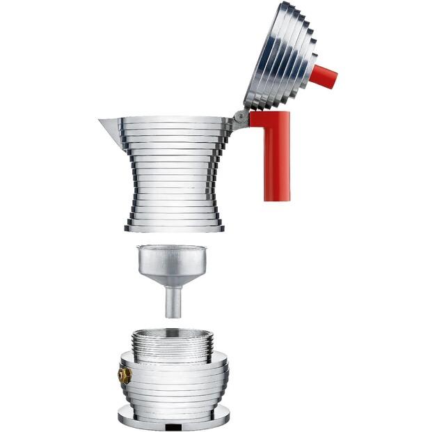 Coffee Maker Alessi Pulcina 1 Cup Red (MDL02/1R)