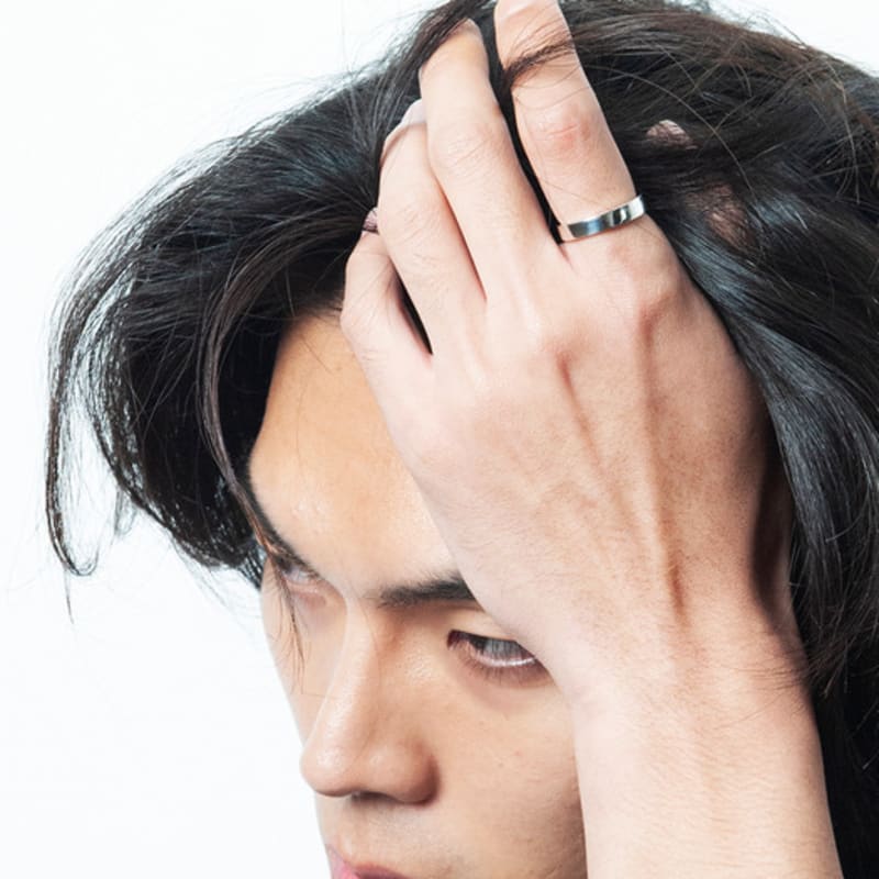 SHOVEOFF [Silver 925] Plain Silver Ring Daily Ring Couple Ring Friendship Ring SVR-S604