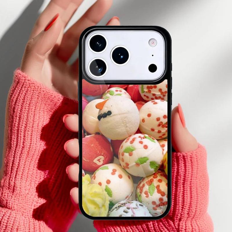 

Чехол для телефона Пирожное Зефир Глазурь Шарики для iPhone 17 16 15 14 13 Pro Max Задняя крышка для 12 11 Pro Coque iPhone 15 Plus
