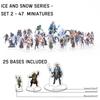 Dungeons & Dragons Miniature DND Starter Set for Beginners, D&D 5E, 20 Mini Flat Plastic Figures, for Pathfinder, Tabletop RPG, Game Accessories, DM G