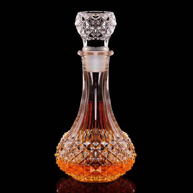 Flavinmci European Style Thickened Crystal Glass Wine Bottle