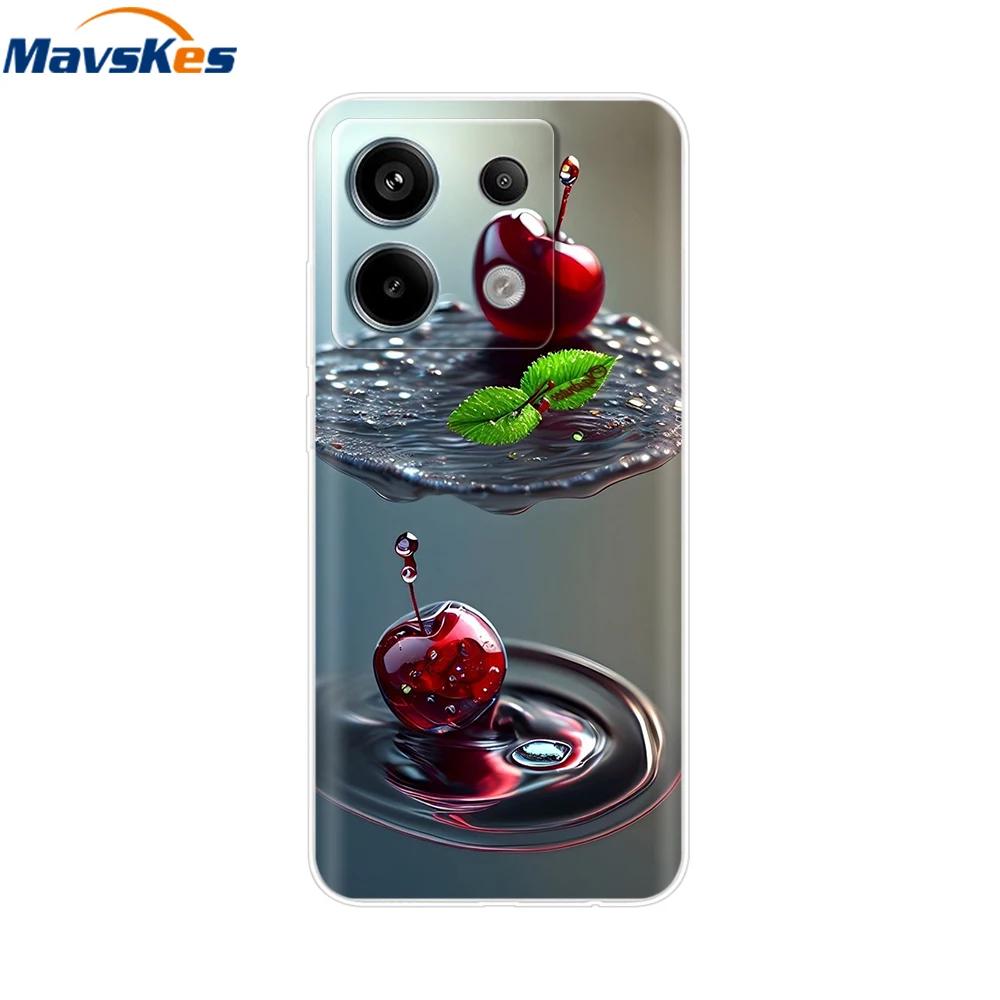 Etui do Xiaomi Redmi Note 13 Pro 5G Urocze Serduszko Miłości Silikonowe Miękkie Pokrowiec na Telefon Dla Redmi Note 13 5G Coque Etui Redmi Note13 Przezroczyste