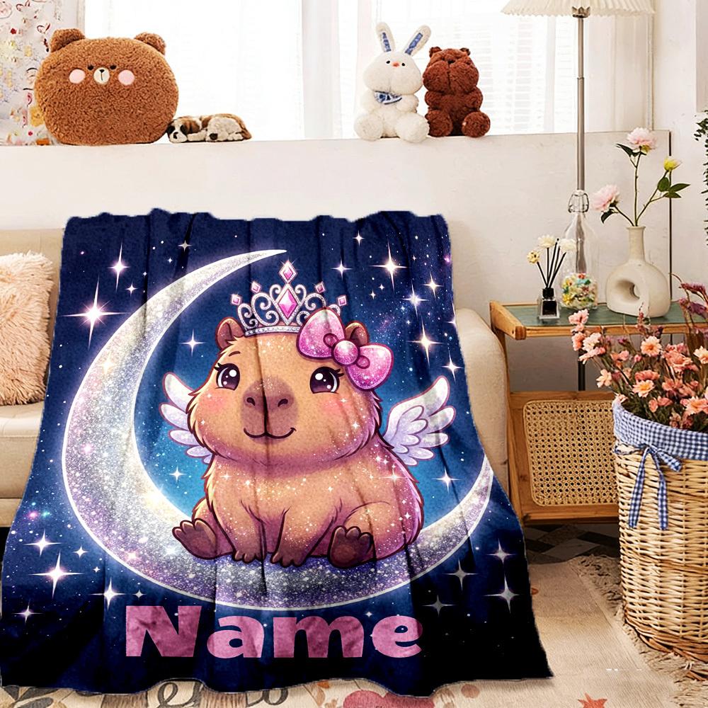 Customize Your Name Home Blankets Musical Harmony And Comfort Soft And Lightweight For All Seasons Perfect For Picnics Sofas Offices Beds Living Rooms