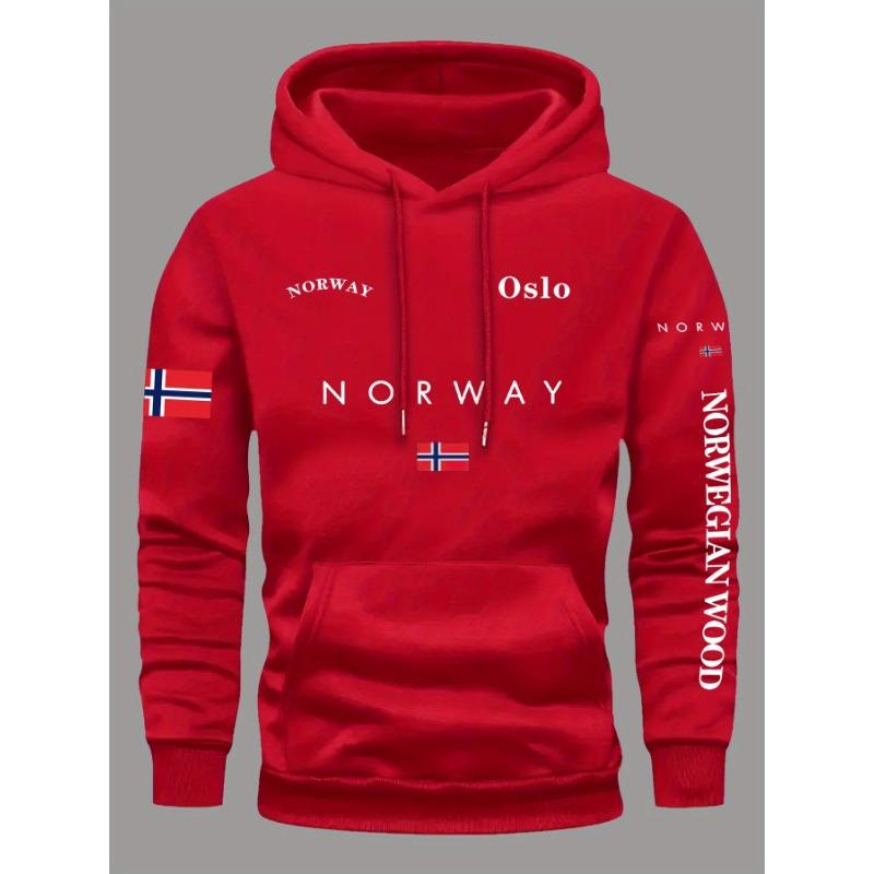 NORWAY Flag Hoodies Men Women Outdoor Sport Street Adventure Fitness Running Street Casual Autumn Winter Sweatshirt Top Clothing