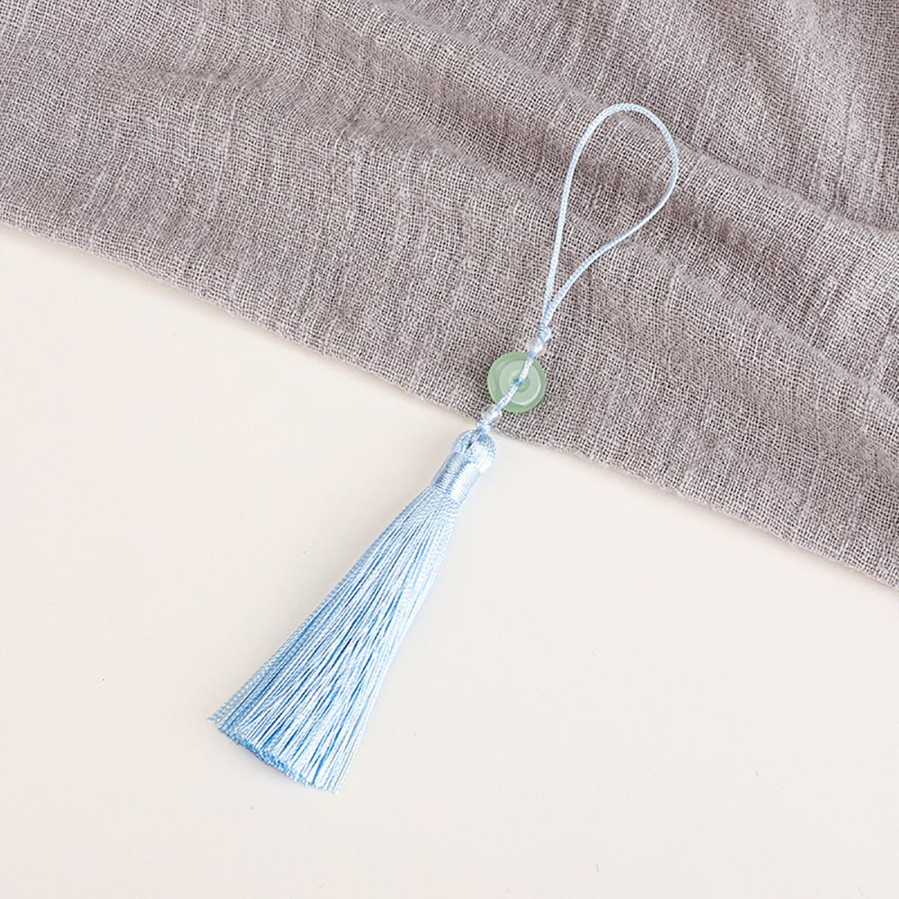7cm Silky Tassel Fringe Tassels with Lucky Buckle Handmade Soft Craft Tassels Mini Beaded Tassels for Bookmarks Jewelry Making