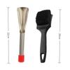Stainless Steel Flat Shovel with Car Tire Brush Integrated Garden Cleaning Rake Tool Set - Multi-Functional Cleaning Brush
