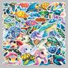 50pcs Cute Sea Turtle Stickers: Colorful Marine Life for Skateboards, Phone Cases, Earphones, Journals, and DIY Crafts.