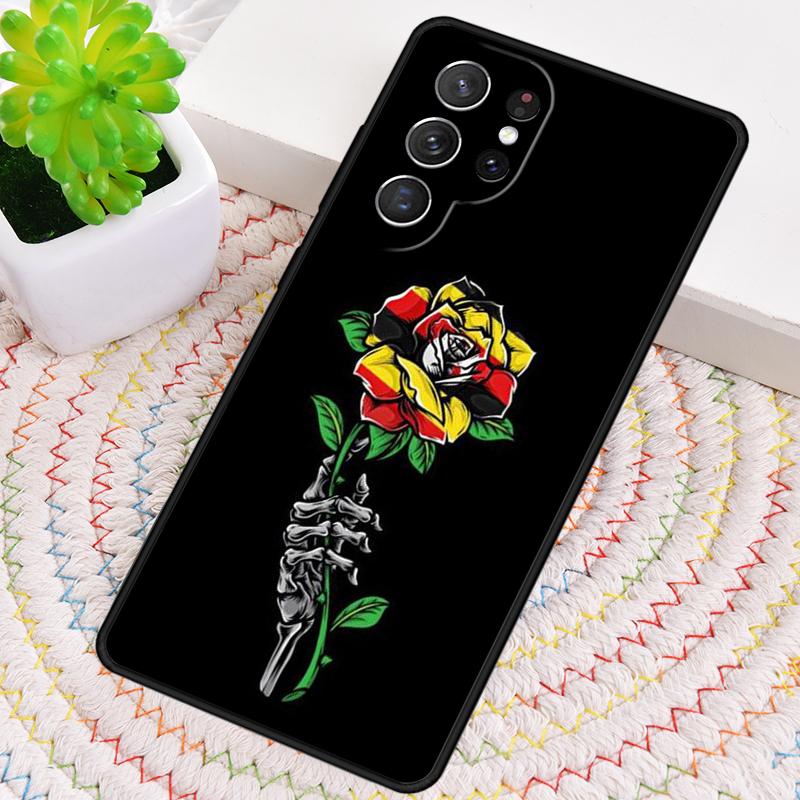 Uganda Flag TPU Phone Case For Samsung Galaxy note 10 pro S26 S25 S24 S23 S22 Ultra Plus S21 FE S20 Shockproof Cover