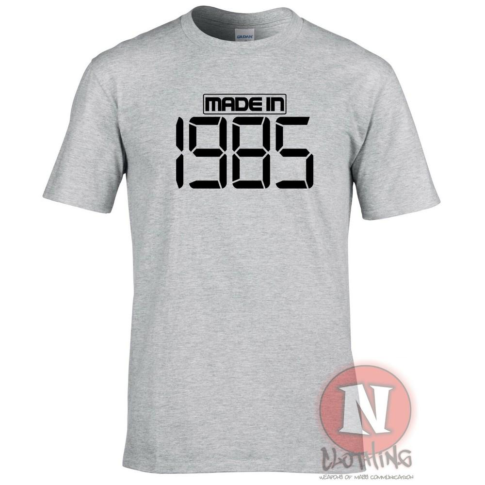 Made In 1985 TShirt Birthday Party Celebration Fancy Dress Teeshirt S