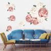 Peony Flower Home Wall Sticker Living Room Background Decal Mural DIY Decoration