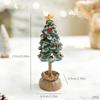 Mini Resin Christmas Tree Ornament – Small Desktop Decoration and Gift