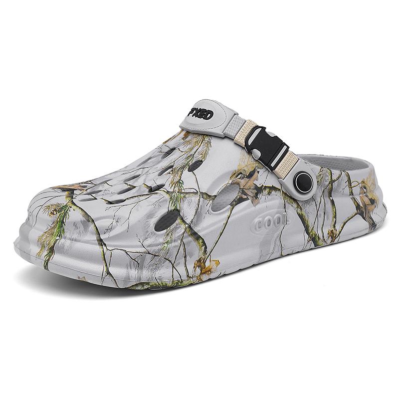 

Mens Sandals Garden Shoes Soft Rubber Clogs Zuecos Hombre Cholas Barefoot Slippers Beach Water Shoes Man Summer Hot Sale 45