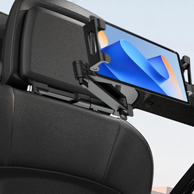 Travel Tablet Holder For Car Multi-Angle Tablet Mount Flexible Stable Tablet Car Mount For Kids & Adults SUV Pickup Truck Sedan