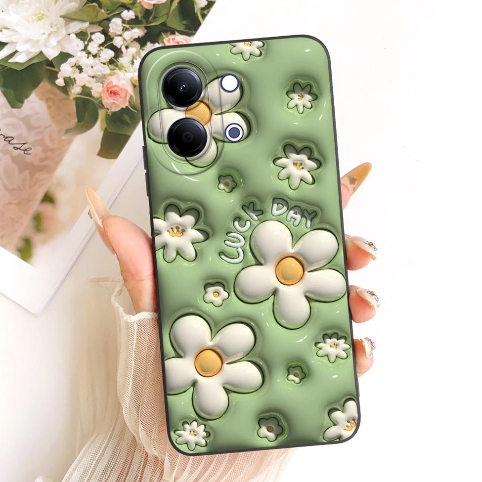 For Vivo Y05 Case Cover Luxury Fashion Cute Cartoon Funny Painted Silicone Funda For VivoY05 Casing