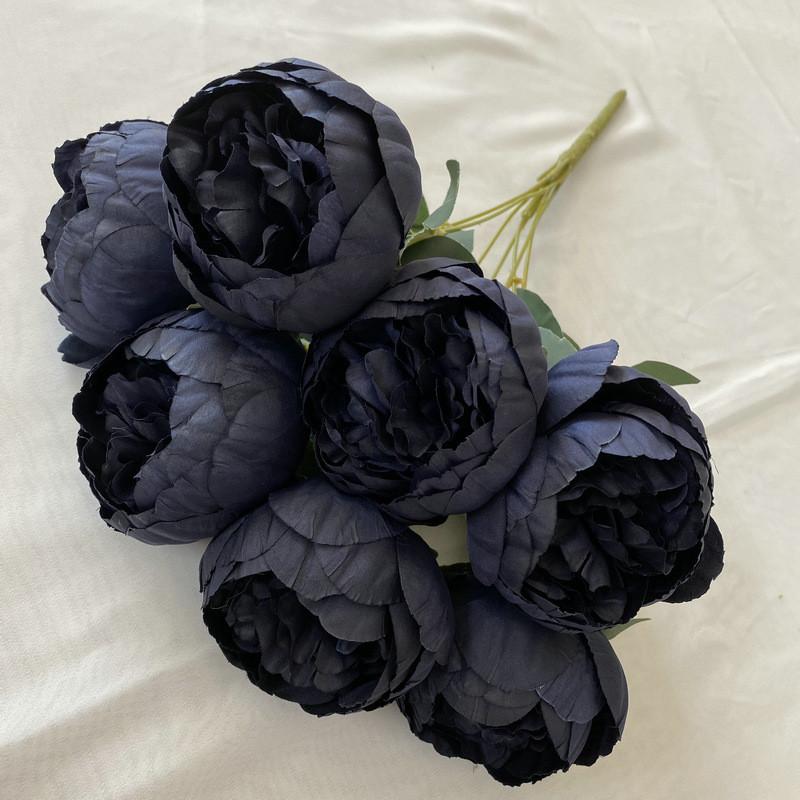 With Peony Bouquet 7 Heads For Indoor Outdoor Decoration And Gift Events